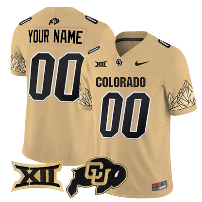 Colorado Buffaloes Vapor Limited Custom Jersey V4 - Big 12 XII Patch - All Stitched