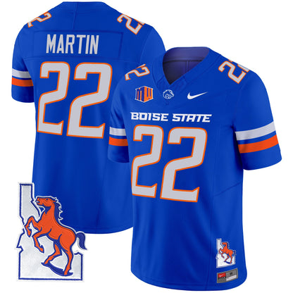 Boise State Broncos 2024 Map Patch Vapor Limited Jersey - All Stitched