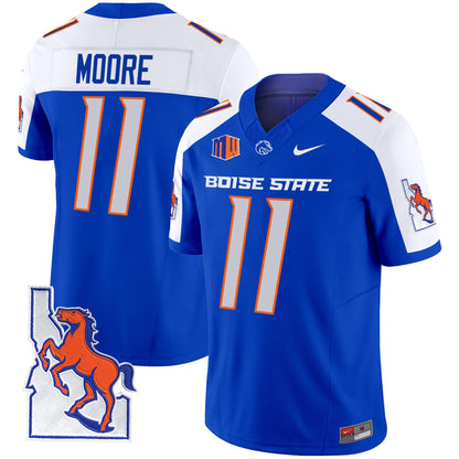 Boise State Broncos 2024 Map Patch Vapor Limited Jersey - All Stitched