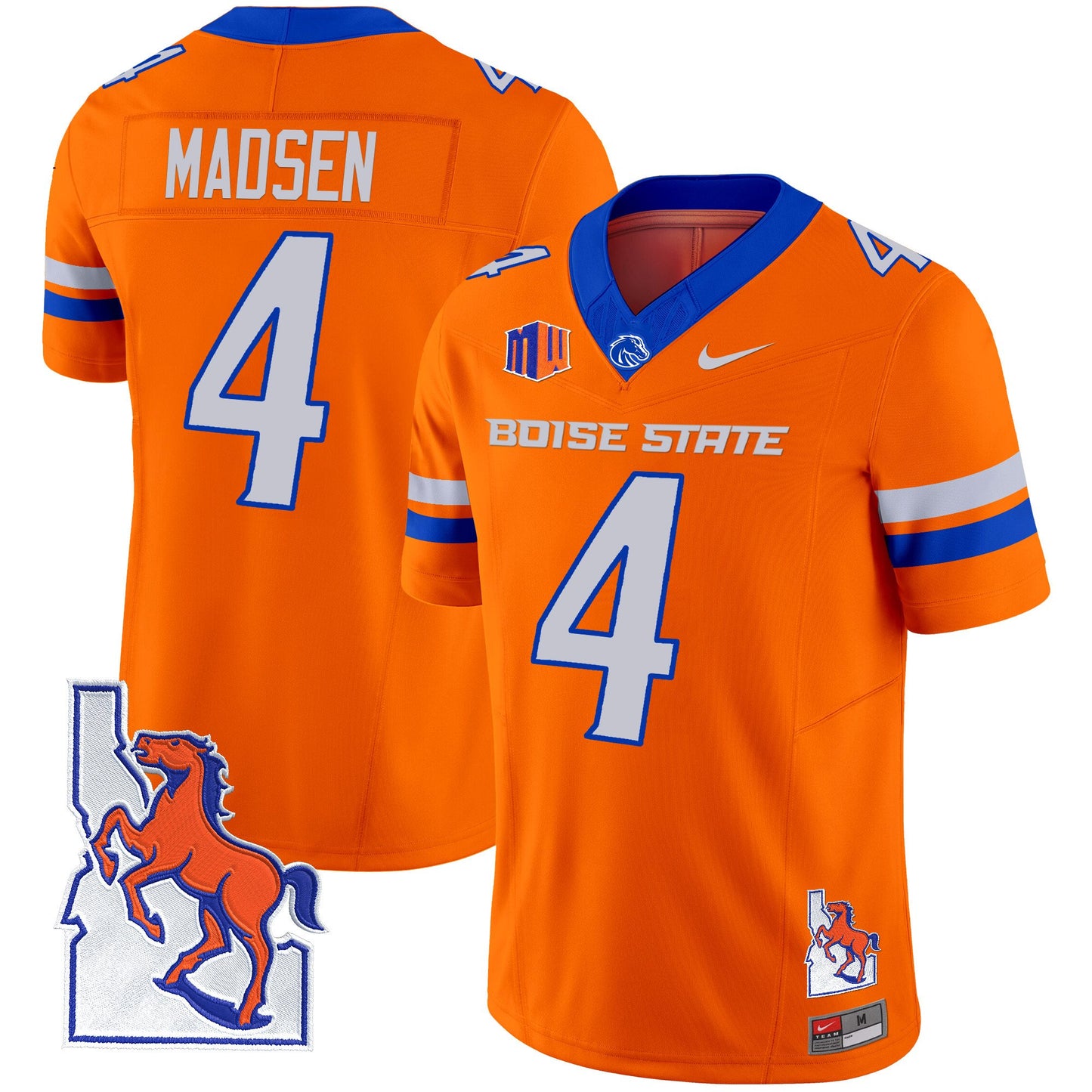 Boise State Broncos 2024 Map Patch Vapor Limited Jersey - All Stitched