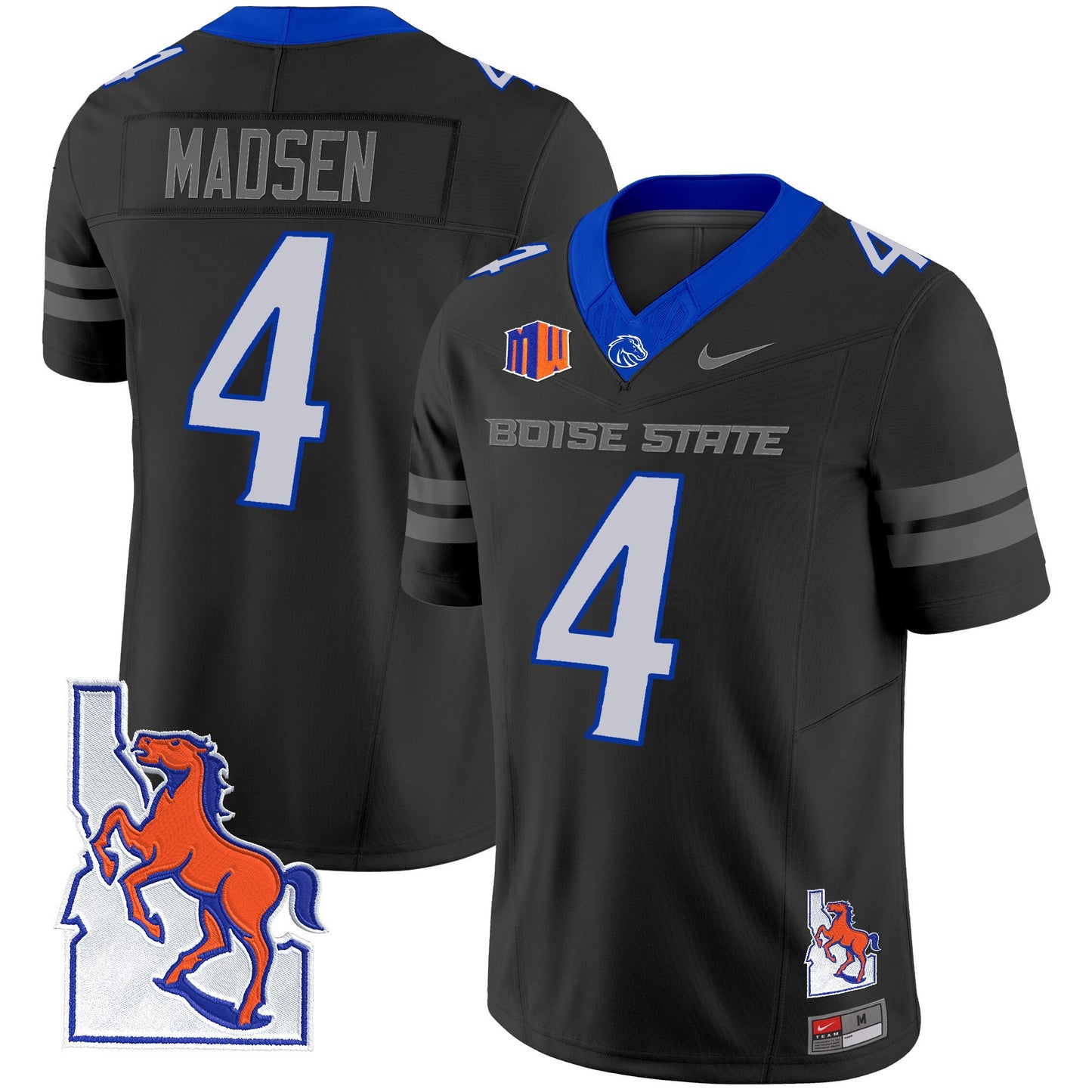 Boise State Broncos 2024 Map Patch Vapor Limited Jersey - All Stitched