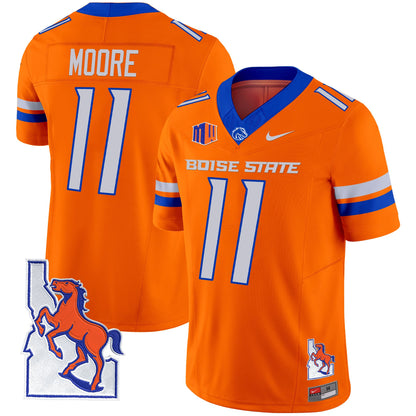 Boise State Broncos 2024 Map Patch Vapor Limited Jersey - All Stitched