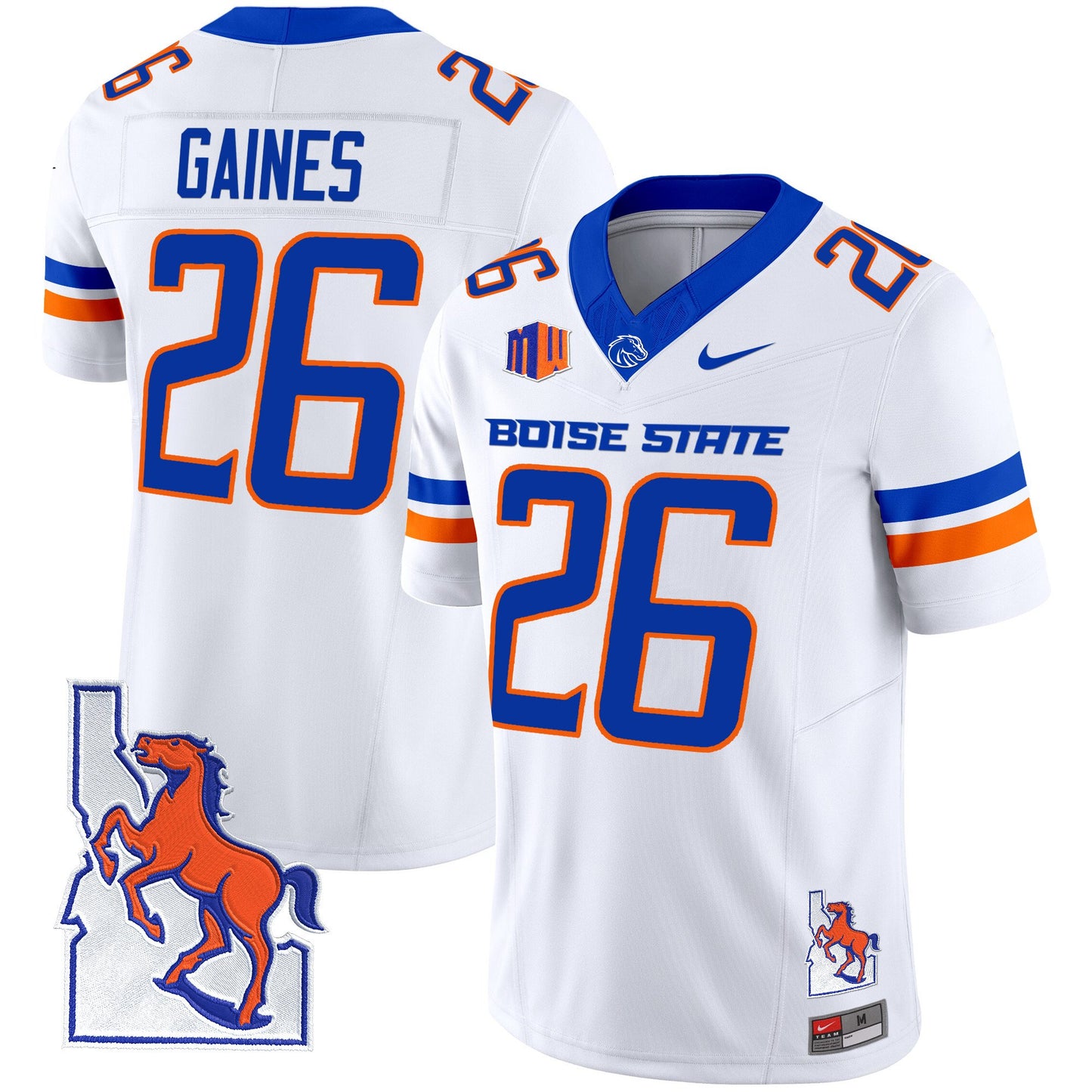 Boise State Broncos 2024 Map Patch Vapor Limited Jersey - All Stitched
