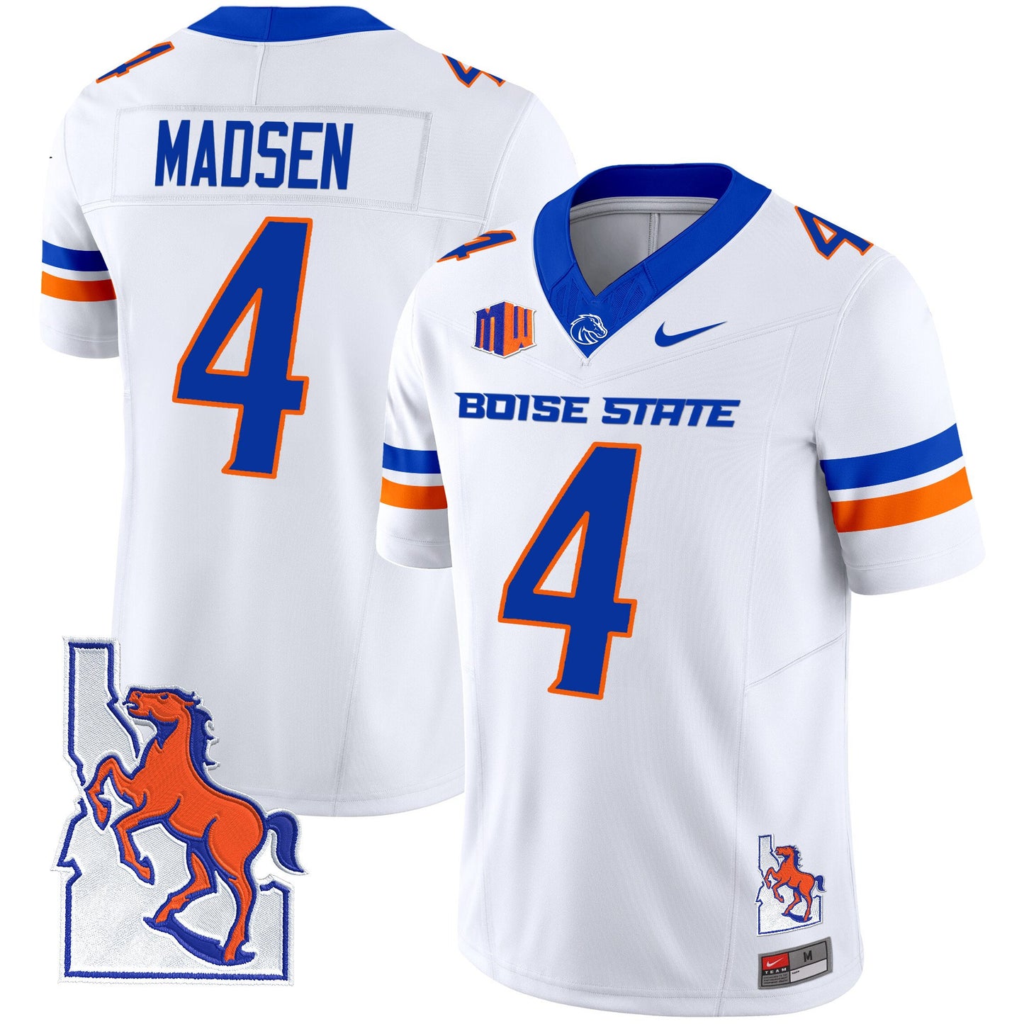 Boise State Broncos 2024 Map Patch Vapor Limited Jersey - All Stitched