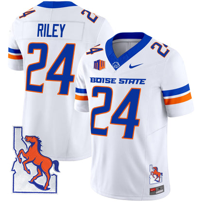 Boise State Broncos 2024 Map Patch Vapor Limited Jersey - All Stitched