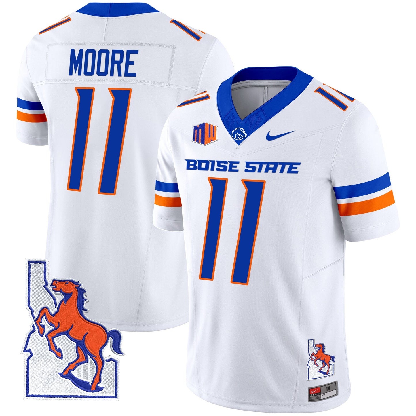 Boise State Broncos 2024 Map Patch Vapor Limited Jersey - All Stitched