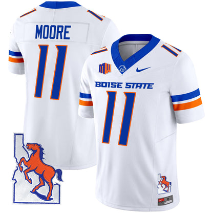 Boise State Broncos 2024 Map Patch Vapor Limited Jersey - All Stitched