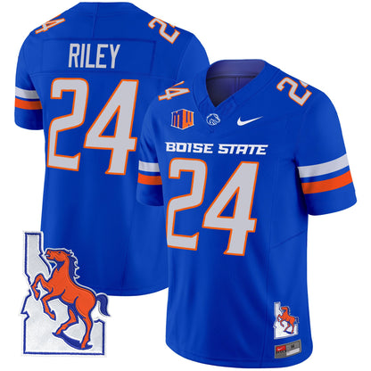 Boise State Broncos 2024 Map Patch Vapor Limited Jersey - All Stitched