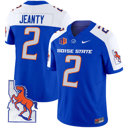 Boise State Broncos 2024 Map Patch Vapor Limited Jersey - All Stitched