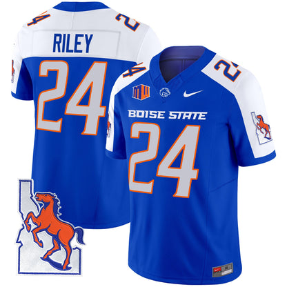 Boise State Broncos 2024 Map Patch Vapor Limited Jersey - All Stitched