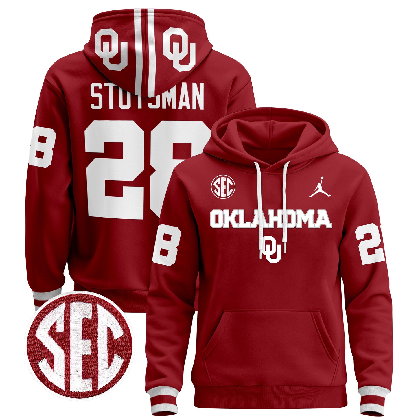 Oklahoma Sooners 2024 Pullover Hoodie V3