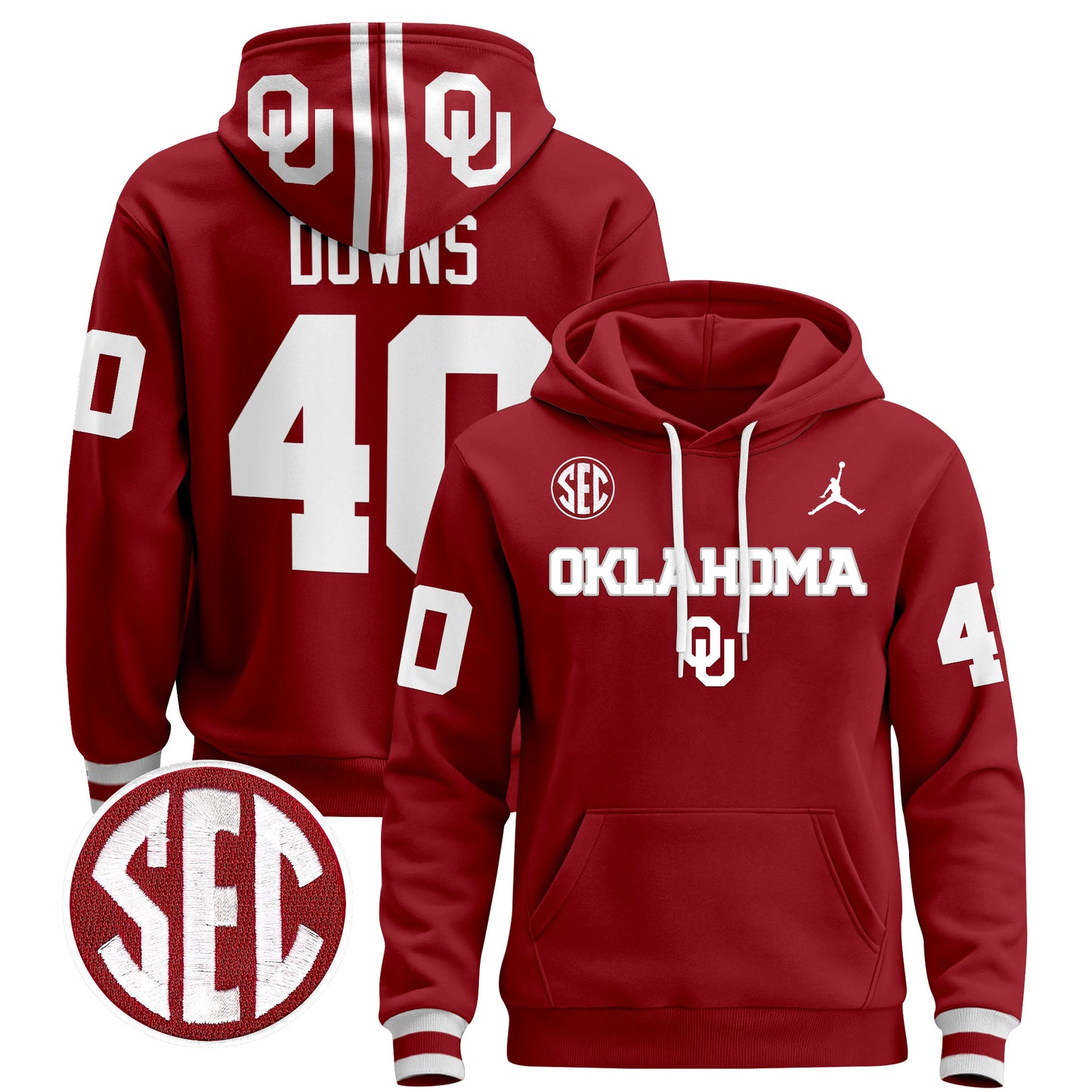 Oklahoma Sooners 2024 Pullover Hoodie V3