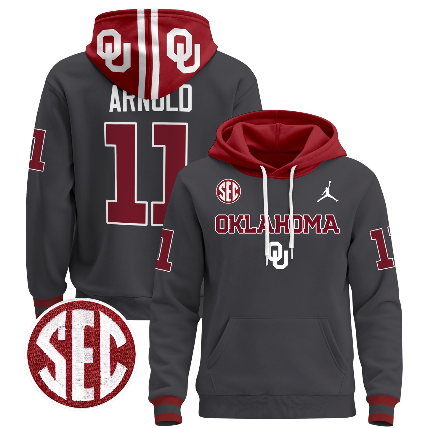 Oklahoma Sooners 2024 Pullover Hoodie V3