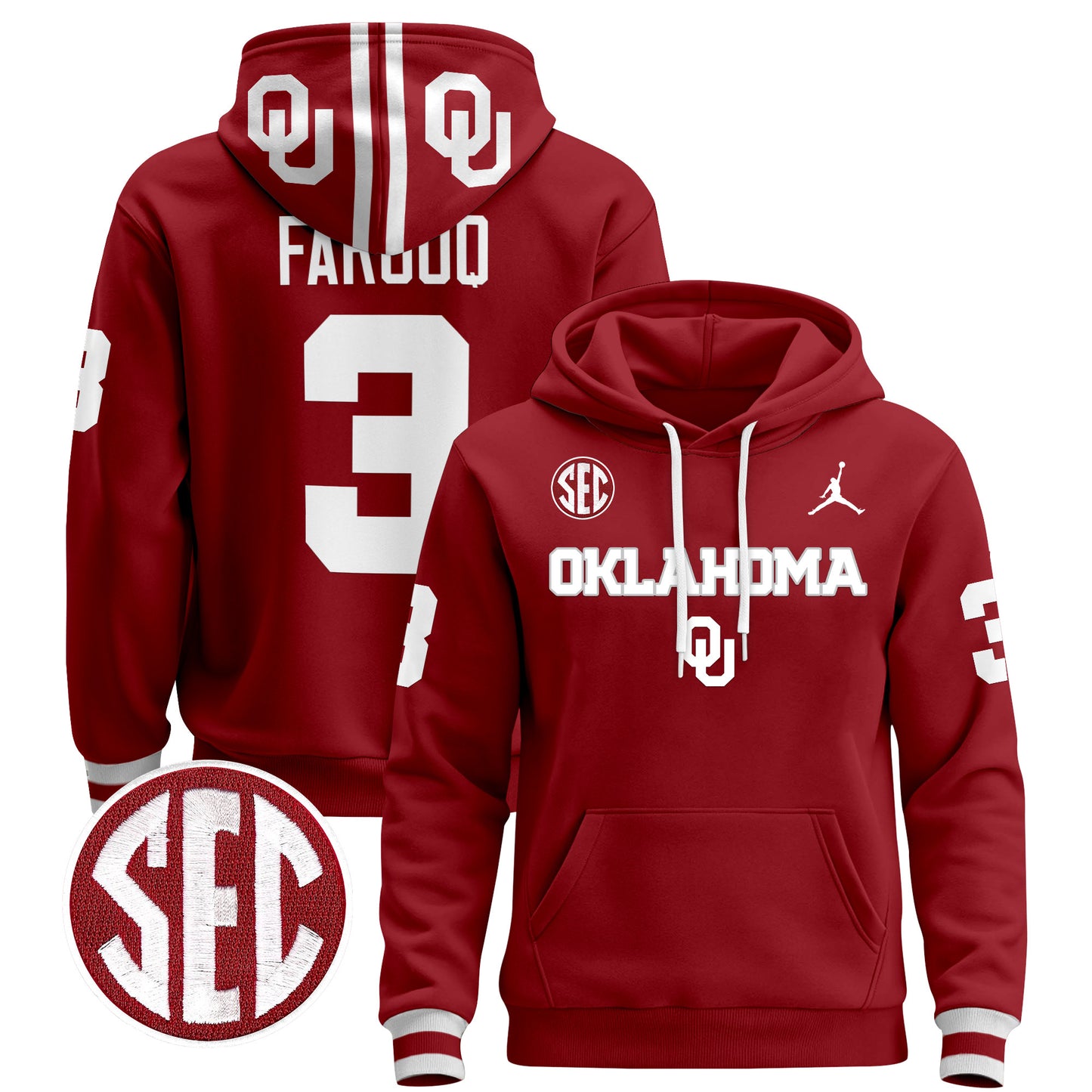 Oklahoma Sooners 2024 Pullover Hoodie V3