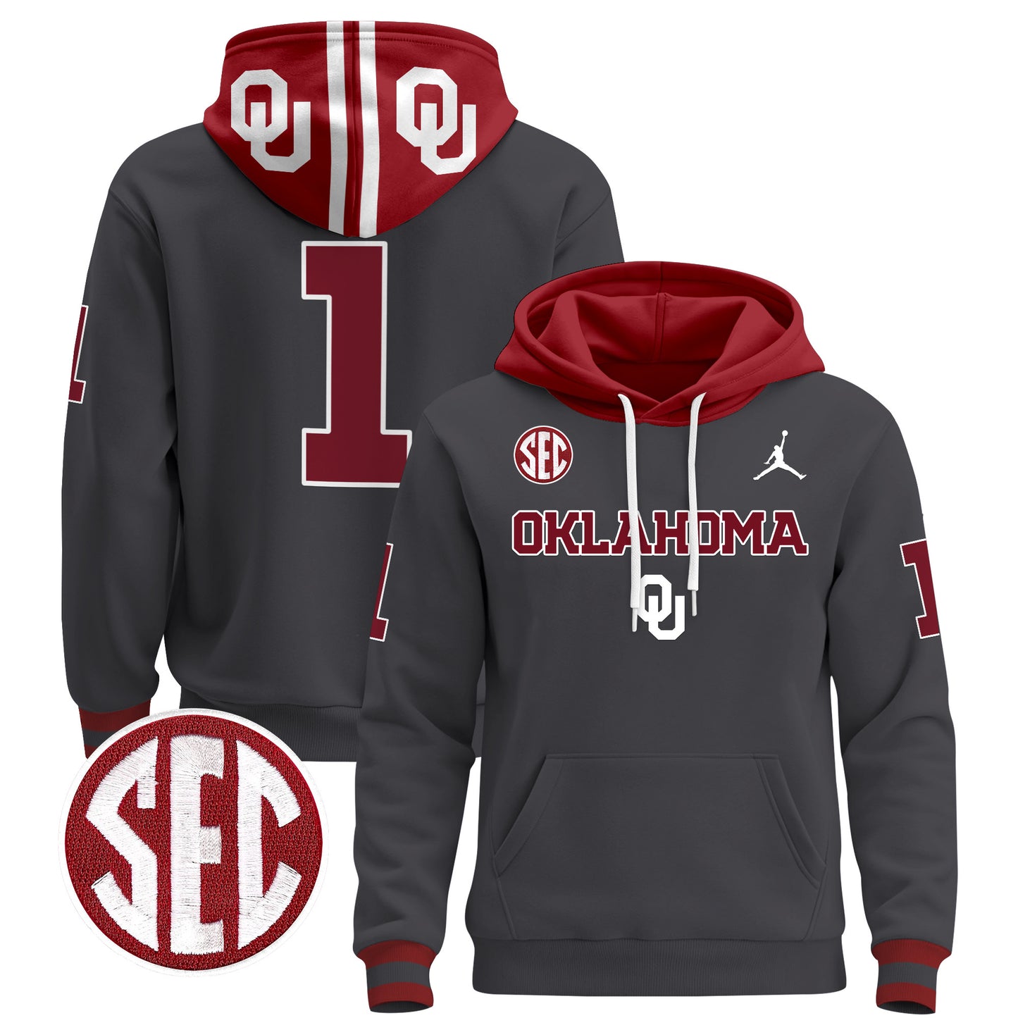 Oklahoma Sooners 2024 Pullover Hoodie V3