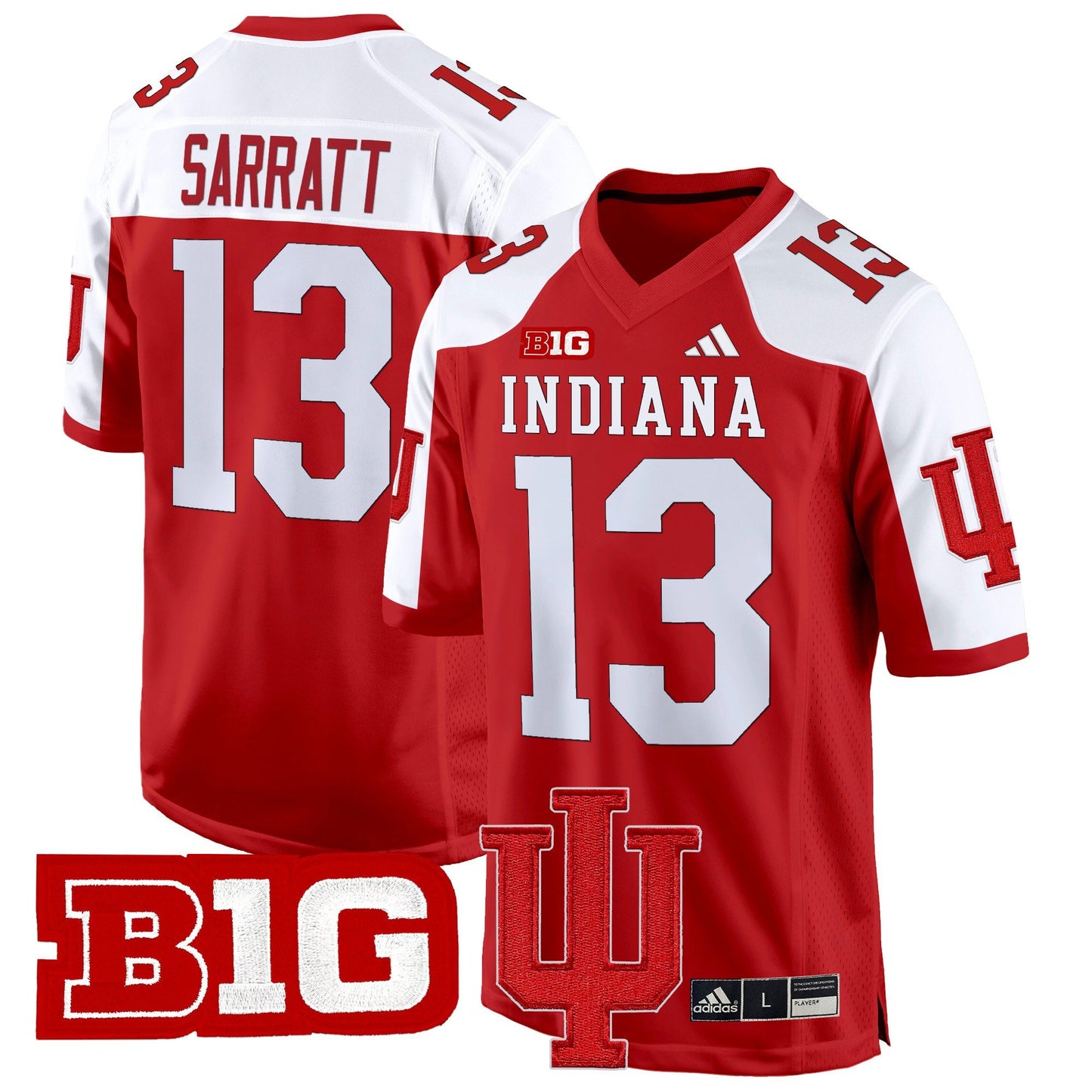 Indiana Hoosiers 2024 Game Jersey V2 - All Stitched