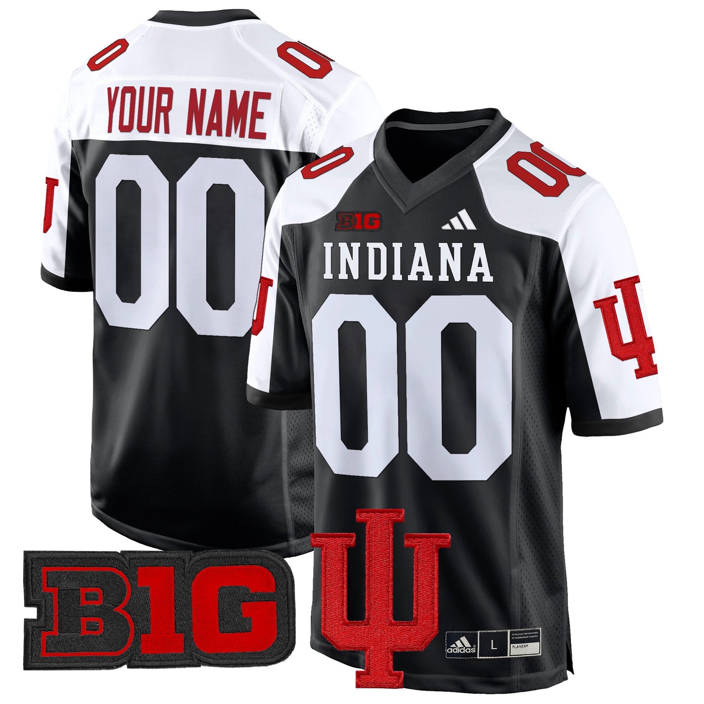 Indiana Hoosiers 2024 Game Custom Jersey V2 - All Stitched