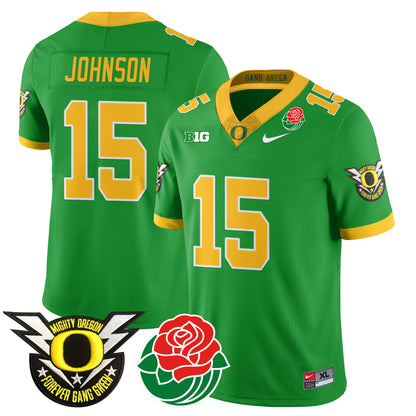 Oregon Ducks 2024 Rose Bowl Jersey N2 - All Stitched