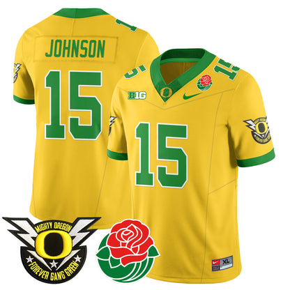 Oregon Ducks 2024 Rose Bowl Jersey N2 - All Stitched