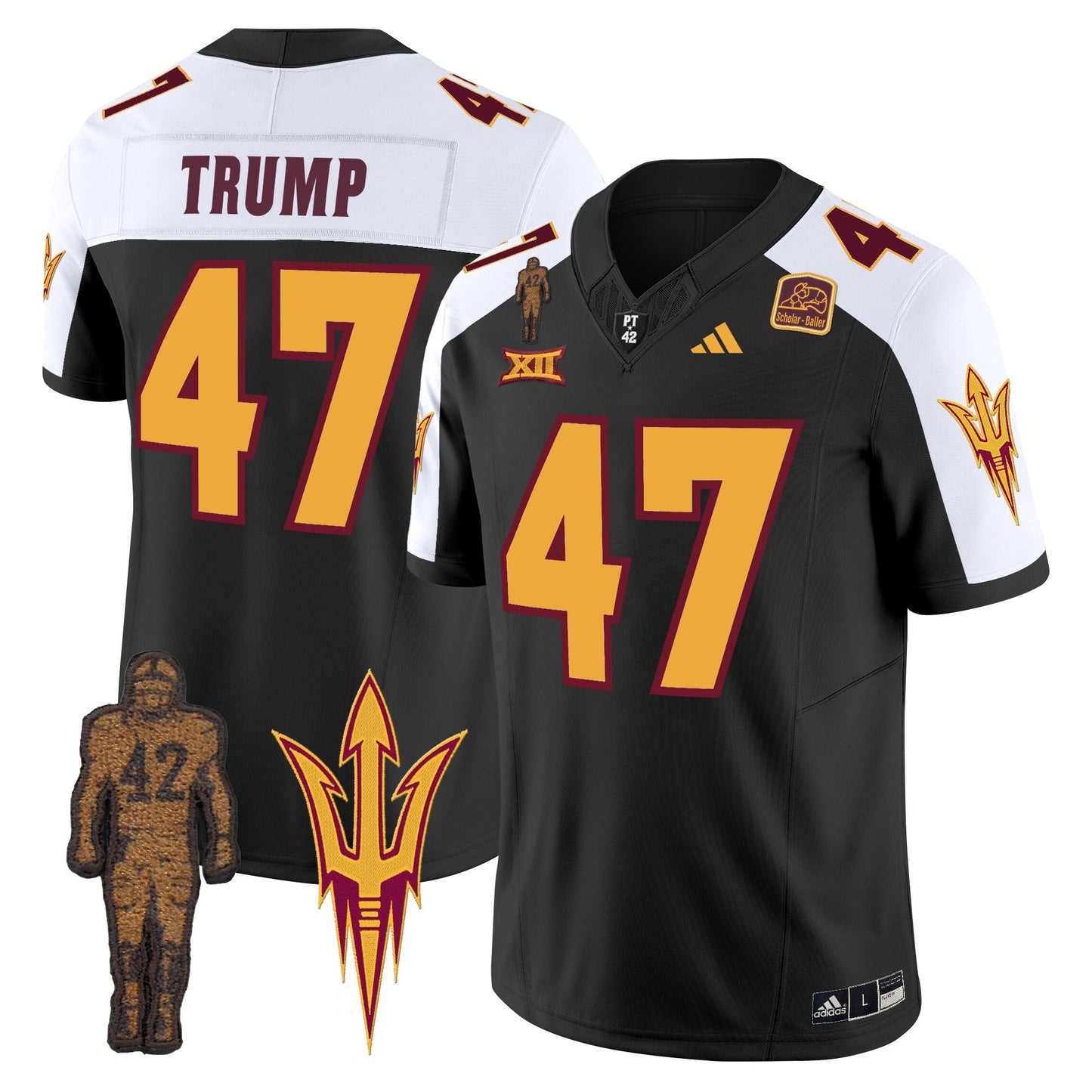 Arizona State Sun Devils Pat Tillman Honoring Patch Vapor Limited Jersey - All Stitched