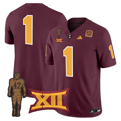 Arizona State Sun Devils Pat Tillman Honoring Patch Vapor Limited Jersey - All Stitched