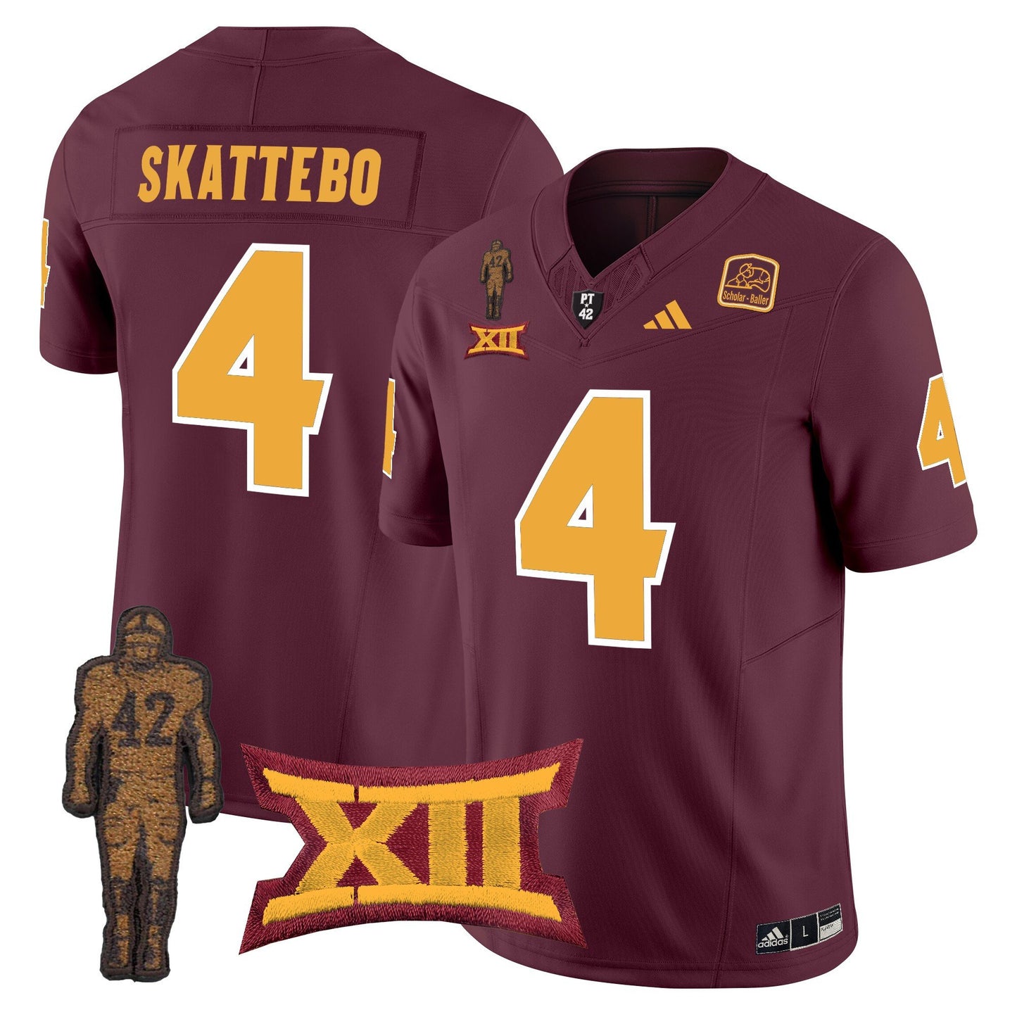 Arizona State Sun Devils Pat Tillman Honoring Patch Vapor Limited Jersey - All Stitched