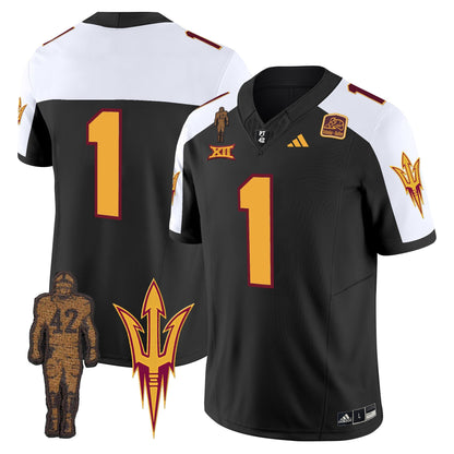 Arizona State Sun Devils Pat Tillman Honoring Patch Vapor Limited Jersey - All Stitched