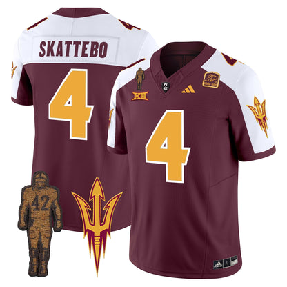Arizona State Sun Devils Pat Tillman Honoring Patch Vapor Limited Jersey - All Stitched