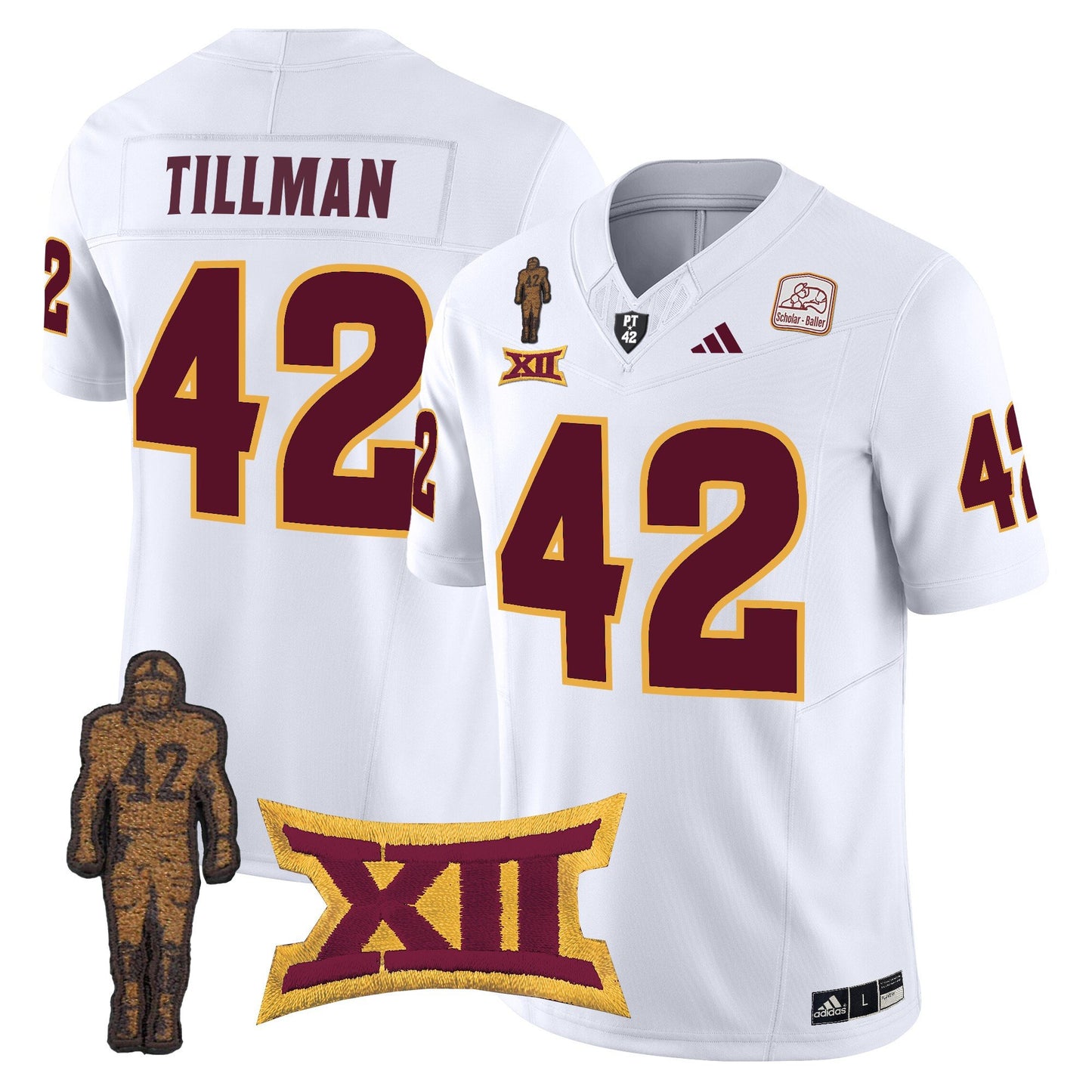 Arizona State Sun Devils Pat Tillman Honoring Patch Vapor Limited Jersey - All Stitched