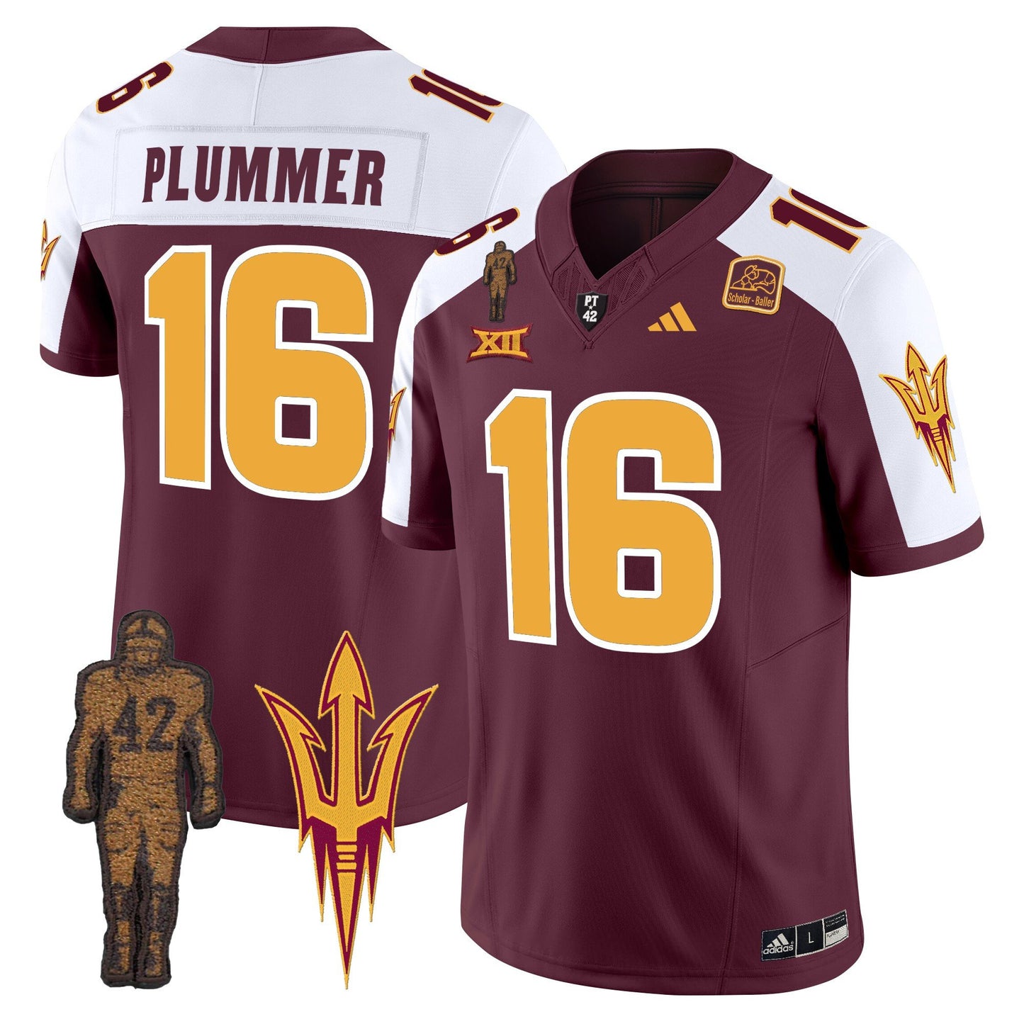 Arizona State Sun Devils Pat Tillman Honoring Patch Vapor Limited Jersey - All Stitched