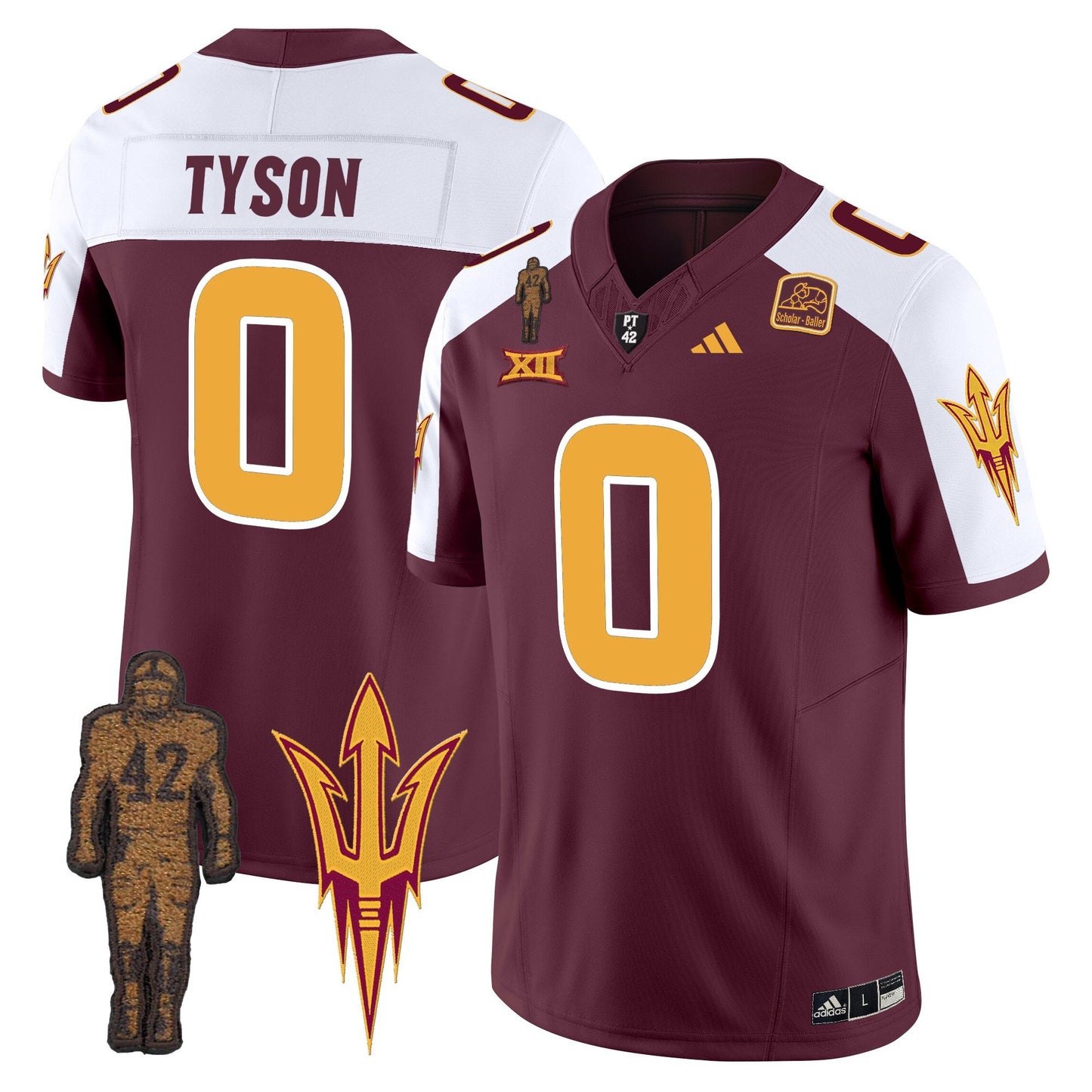 Arizona State Sun Devils Pat Tillman Honoring Patch Vapor Limited Jersey - All Stitched