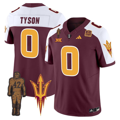 Arizona State Sun Devils Pat Tillman Honoring Patch Vapor Limited Jersey - All Stitched