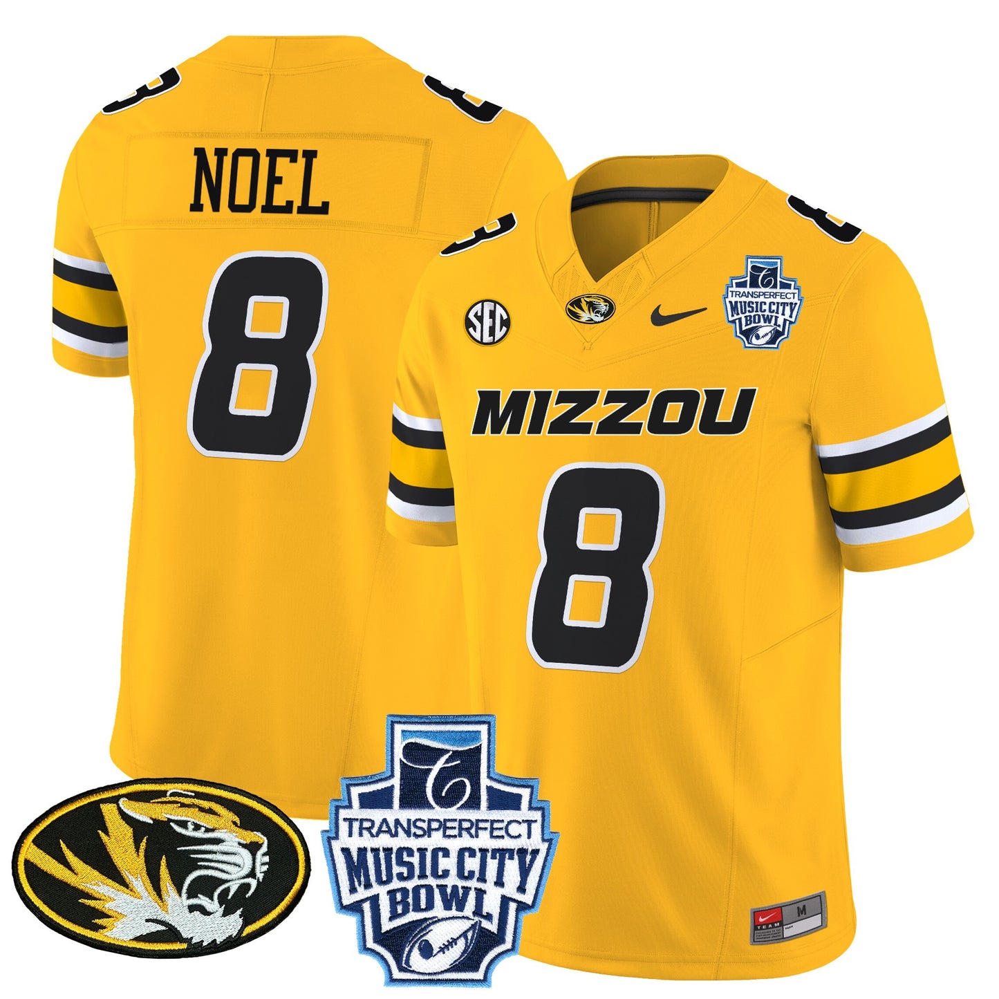Missouri Tigers 2024 Music City Bowl Vapor Limited Jersey - All Stitched