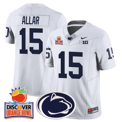 Men's Penn State Nittany Lions 2024 Orange Bowl Jersey N1 - All Stitched