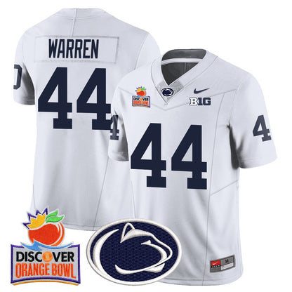 Men's Penn State Nittany Lions 2024 Orange Bowl Jersey N1 - All Stitched