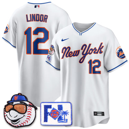 Men's New York Mets Blue Road 2025 Spring Training Jersey - All Stitched