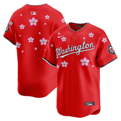 Men's Washington Nationals Cherry Blossom Vapor Premier Limited Jersey - Stitched