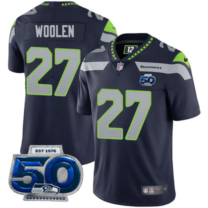 Men's Seattle Seahawks 50th Season Vapor Limited Jersey - All Stitched