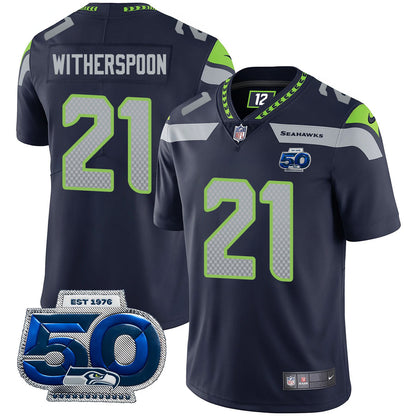 Men's Seattle Seahawks 50th Season Vapor Limited Jersey - All Stitched