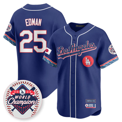 Men's Los Angeles Dodgers Japanese Heritage Night Jersey - All Stitched