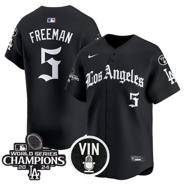 Dodgers 2025 LA Gothic Style Vapor Premier Limited Jersey - All Stitched