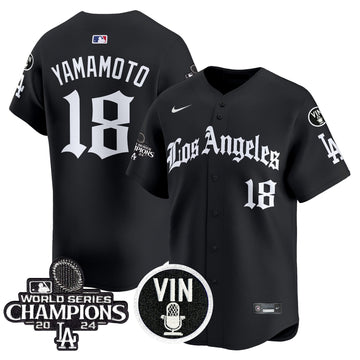 Dodgers 2025 LA Gothic Style Vapor Premier Limited Jersey - All Stitched