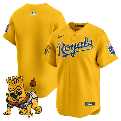 Kansas City Royals Sluggerrr Patch Vapor Premier Limited Jersey - All Stitched