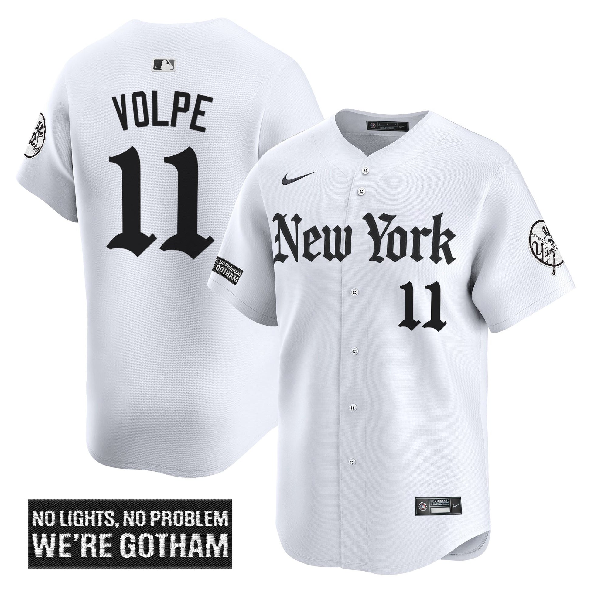 Men's New York Yankees 'Gothic Legacy Edition' Vapor Premier Limited Jersey - All Stitched