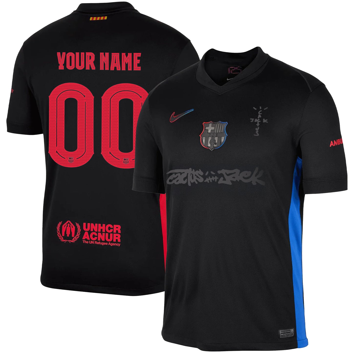 FC Barcelona x Travis Scott Edition 2024/25 Limited Custom Jersey