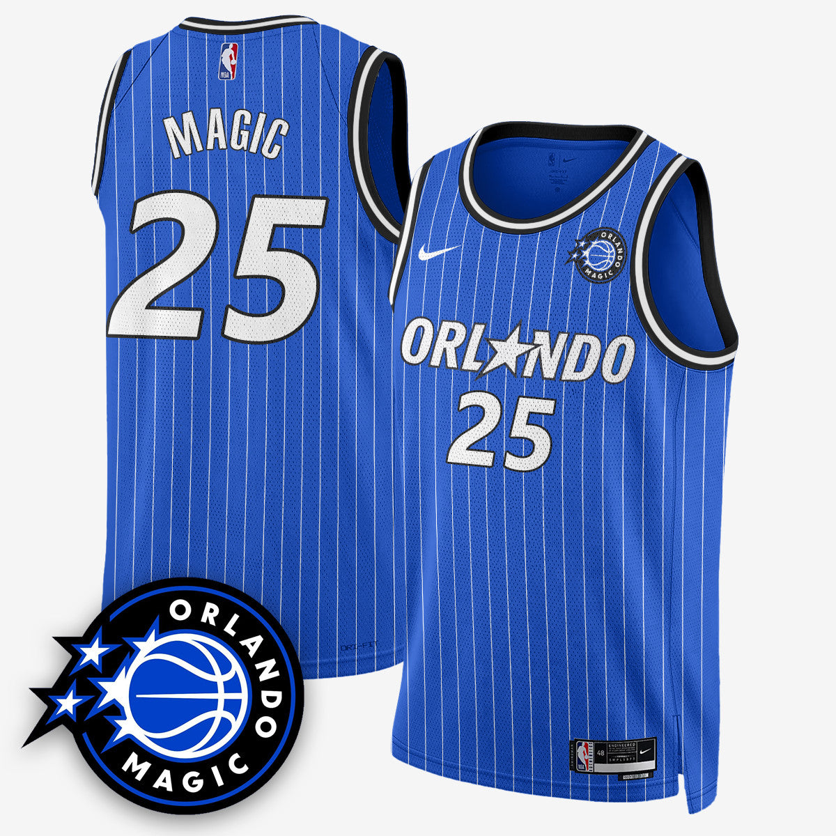 Men's Orlando Magic New Generation of Magic Basketball Jersey - All Stitched
