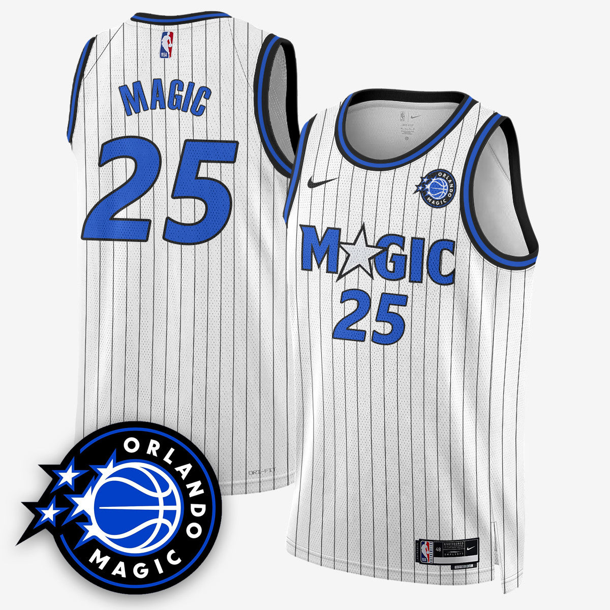 Men's Orlando Magic New Generation of Magic Basketball Jersey - All Stitched