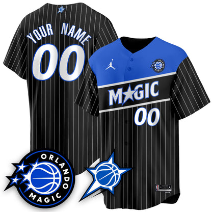 Men's Orlando Magic New Generation of Magic Baseball Jersey - All Stitched