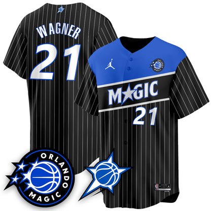 Men's Orlando Magic New Generation of Magic Baseball Jersey - All Stitched