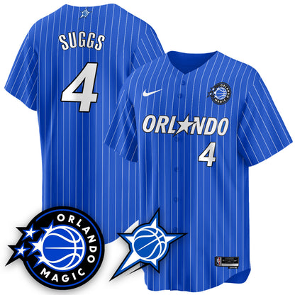 Men's Orlando Magic New Generation of Magic Baseball Jersey - All Stitched